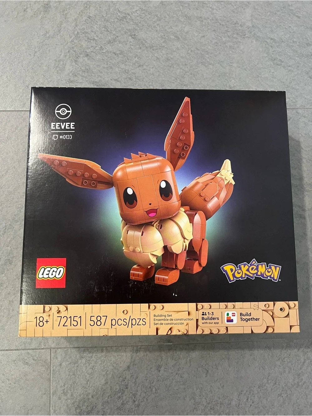 NIB Lego Pokémon 72151 Eevee